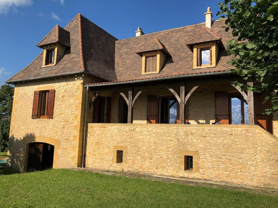 Grande Maison En Perigord A 10 Mn De Sarlat Marquay Exterior foto